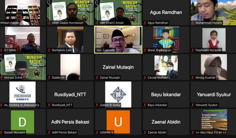 Halaqah Zoomiyah PD PERSIS Kota Bekasi: Natsir, Islam, dan Keindonesiaan